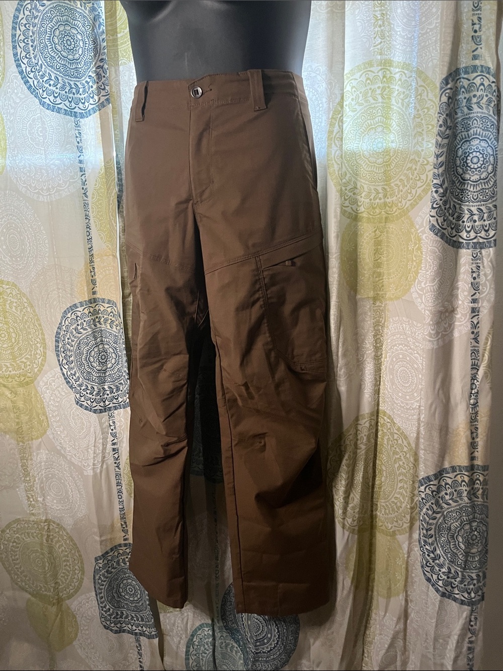 Men's 5.11 Slim Ridge Utility Pants in Kangaroo - Picture 6 of 9